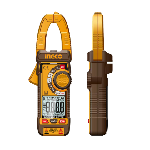 Цифрові струмові кліщі AC/DC 400 А (True RMS, 4000 значень) INGCO INDUSTRIAL Цифрові струмові кліщі AC/DC 400 А (True RMS, 4000 значень) INGCO INDUSTRIAL