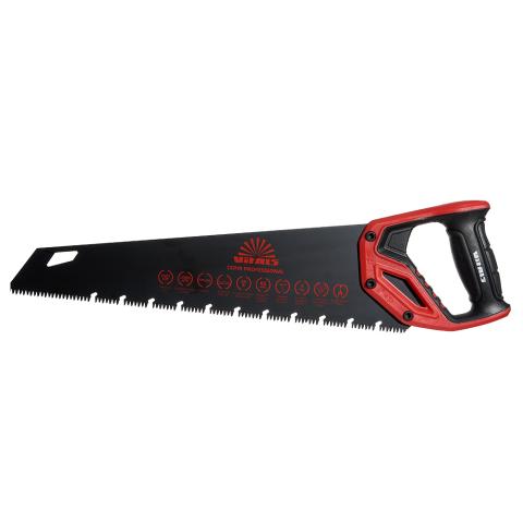 Ножівка по дереву з тефлоновим покриттям 400 мм 7 з/д сталь SK5 Vitals Professional Ножівка по дереву з тефлоновим покриттям 400 мм 7 з/д сталь SK5 Vitals Professional