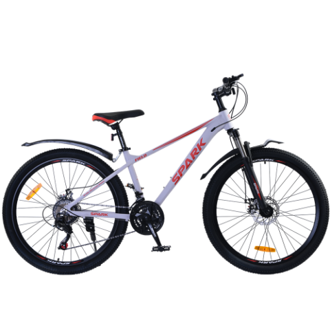 Велосипед SPARK FIELD (колеса - 26", алюмінієва рама - 15") білий Велосипед SPARK FIELD (колеса - 26", алюмінієва рама - 15") білий