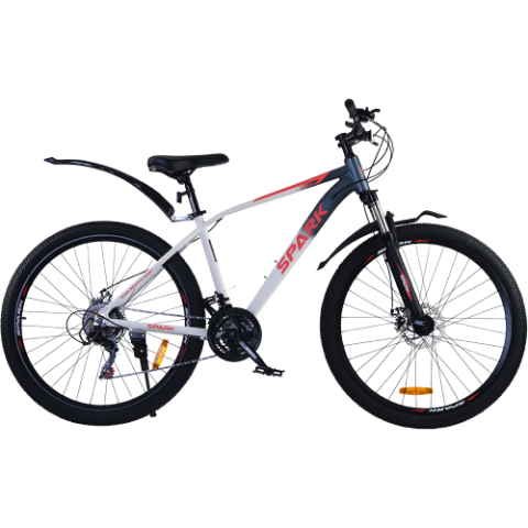Велосипед SPARK LOFT (колеса - 27,5", алюмінієва рама - 17") світло-сірий із графітовим Велосипед SPARK LOFT (колеса - 27,5", алюмінієва рама - 17") світло-сірий із графітовим