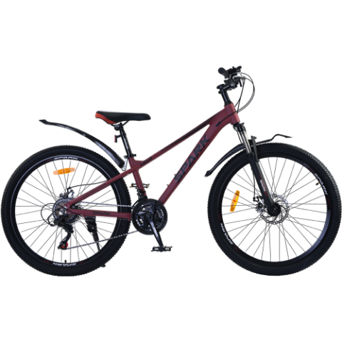 Велосипед SPARK FIELD (колеса - 26", алюмінієва рама - 13") вишневий Велосипед SPARK FIELD (колеса - 26", алюмінієва рама - 13") вишневий