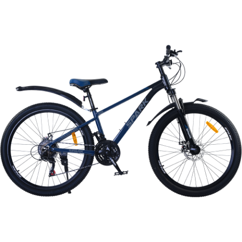 Велосипед SPARK SOL (колеса - 26", алюмінієва рама - 13") темно-синій із синім Велосипед SPARK SOL (колеса - 26", алюмінієва рама - 13") темно-синій із синім