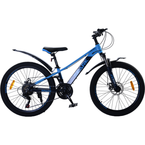 Велосипед SPARK AIRCORE (колеса - 24", алюмінієва рама - 11") блакитний із темно-синім Велосипед SPARK AIRCORE (колеса - 24", алюмінієва рама - 11") блакитний із темно-синім