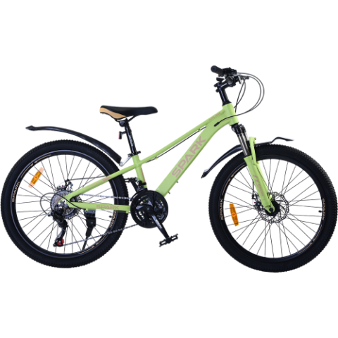 Велосипед SPARK AIRCORE (колеса - 24", алюмінієва рама - 11") салатовий