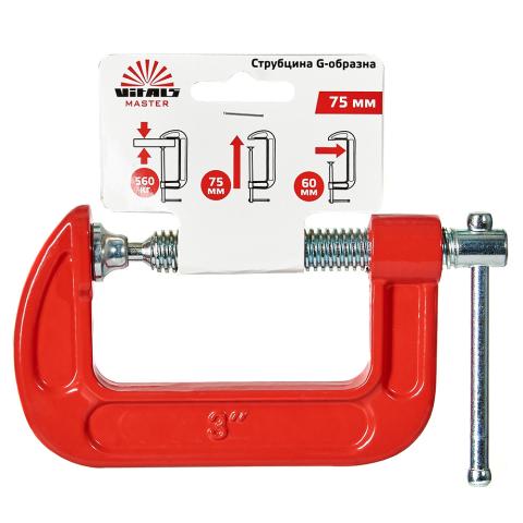 Струбцина G-подібна Vitals Master 75 мм Струбцина G-подібна Vitals Master 75 мм