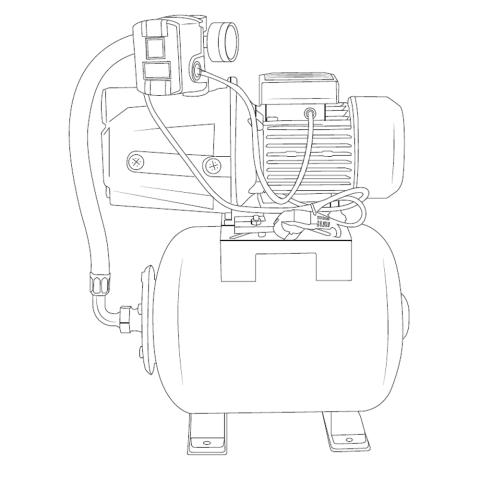 Насосна станція струминна Powercraft ADJL 1100-5060d Насосна станція струминна Powercraft ADJL 1100-5060d