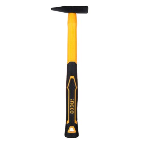 Молоток слюсарний фібергласова ручка 100 г INGCO Молоток слюсарний фібергласова ручка 100 г INGCO