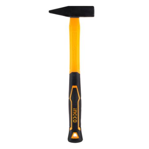 Молоток слюсарний фібергласова ручка 500 г INGCO Молоток слюсарний фібергласова ручка 500 г INGCO