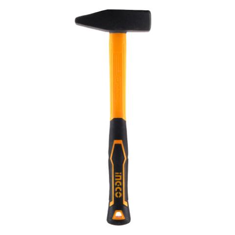 Молоток слюсарний фібергласова ручка 1000 г INGCO Молоток слюсарний фібергласова ручка 1000 г INGCO