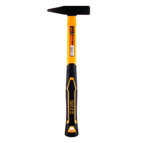Молоток слюсарний фібергласова ручка 200 г INGCO Молоток слюсарний фібергласова ручка 200 г INGCO