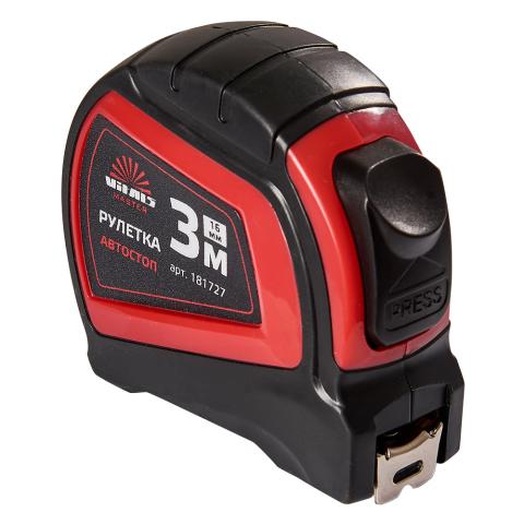 Рулетка 3 м × 16 мм автостоп Vitals Master Рулетка 3 м × 16 мм автостоп Vitals Master