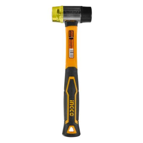 Молоток рихтувальний пластик/гума 40 мм INGCO Молоток рихтувальний пластик/гума 40 мм INGCO