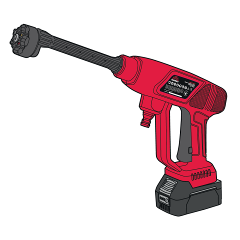 Мийка високого тиску акумуляторна Vitals Am 1830n-1Kit