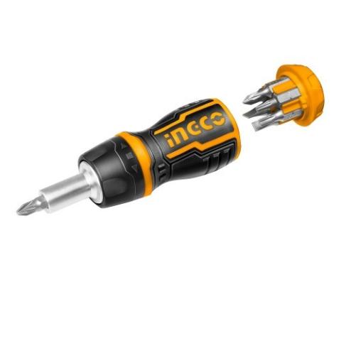 Викрутка з тріскачкою 8-в-1 INGCO Super Select