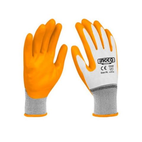 Рукавички з нітриловим покриттям, XL INGCO