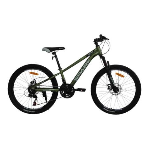 Велосипед SPARK MOVE (колеса - 24", алюмінієва рама - 11") темно-зелений