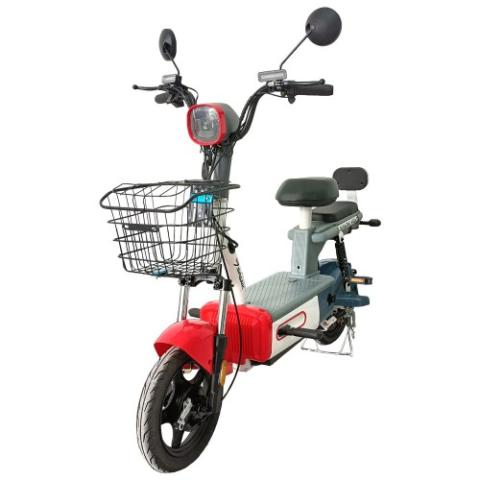 Велосипед з електродвигуном  SPARK VOLT 14" 48V/400W/12Ah Червоний із синім