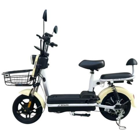 Велосипед з електромотором SPARK BUDDY 14" 48V/500W/12Ah Бежевий