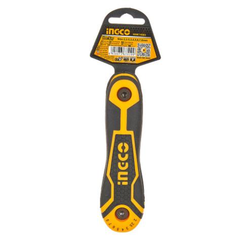 Набір ключів шестигранних 8 шт. 2–8 мм INGCO Набір ключів шестигранних 8 шт. 2–8 мм INGCO