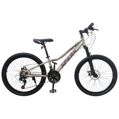 Велосипед SPARK TILL (колеса - 24", алюмінієва рама - 11") срібний Велосипед SPARK TILL (колеса - 24", алюмінієва рама - 11") срібний