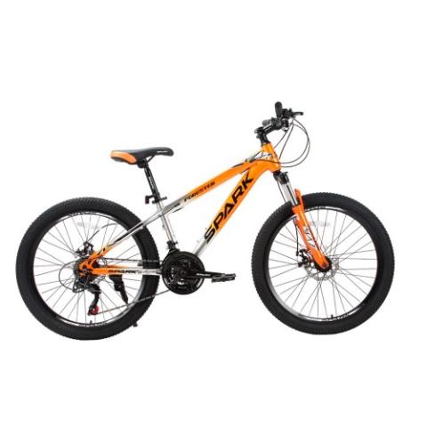 Велосипед SPARK FORESTER JR. (колеса - 24", сталева рама - 13") оранжевий з сірим