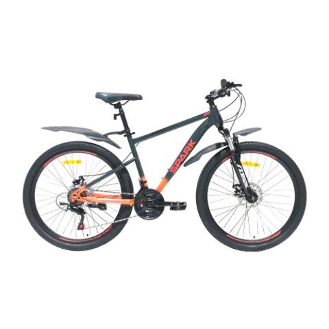 Велосипед SPARK JOY (колеса - 26", сталева рама - 17") чорно-помаранчевий