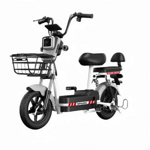 Велосипед з електромотором SPARK BEAM 14" 48V/400W/12Ah Сірий Велосипед з електромотором SPARK BEAM 14" 48V/400W/12Ah Сірий