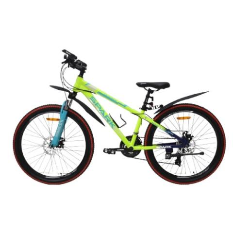 Велосипед SPARK TRACKER 13 26 неоновий лаймовий (колеса - 26", алюмінієва рама - 13")