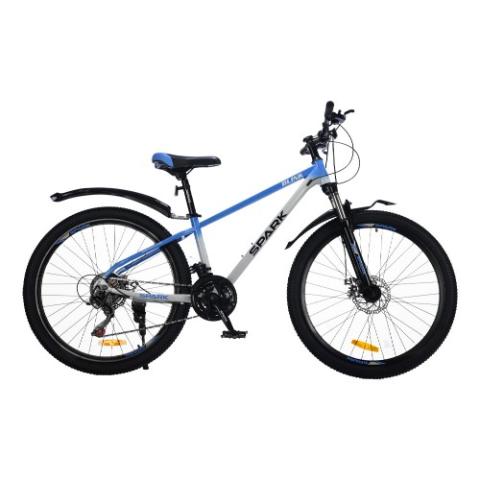 Велосипед SPARK BLINK (колеса - 26", сталева рама - 13") синій з сірим Велосипед SPARK BLINK (колеса - 26", сталева рама - 13") синій з сірим