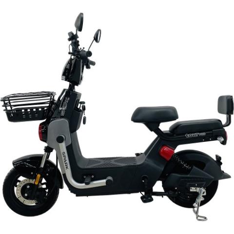 Велосипед з електромотором SPARK TOUR PRO 14" 60V/1000W/20Ah чорний із сірим