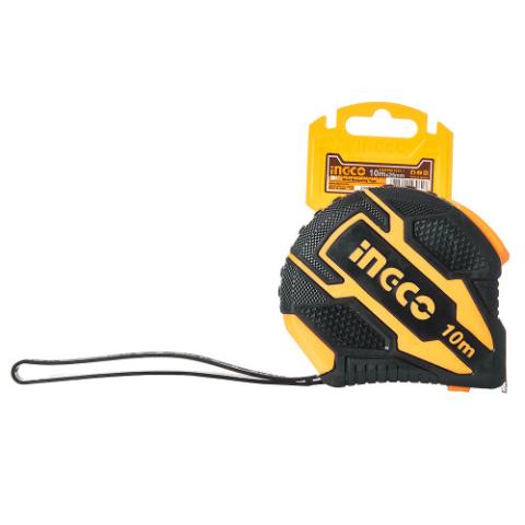 Рулетка 10 м × 25 мм автостоп INGCO Рулетка 10 м × 25 мм автостоп INGCO