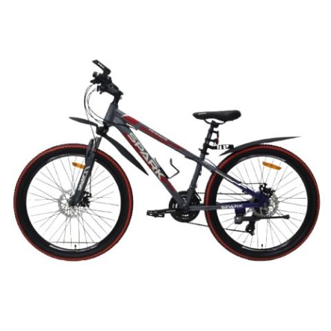 Велосипед SPARK TRACKER 13 26 перлинний темно графітовий (колеса - 26", алюмінієва рама - 13")