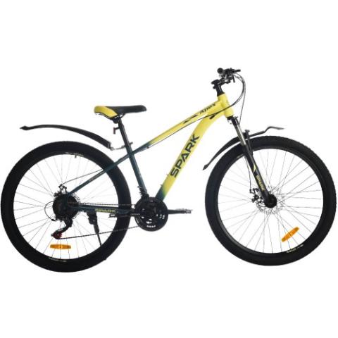 Велосипед SPARK APEX (колеса – 27,5", сталева рама – 15") жовтий із зеленим