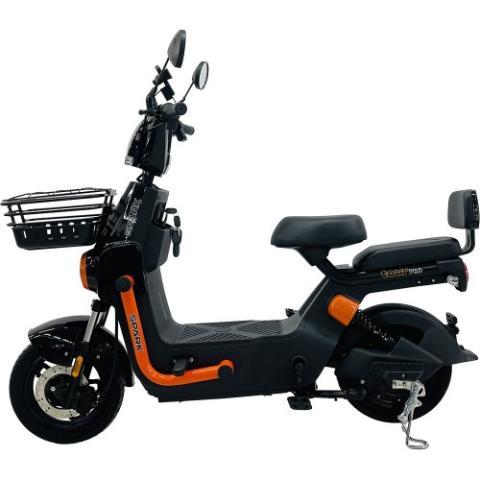 Велосипед з електромотором SPARK TOUR PRO 14" 60V/1000W/20Ah чорний з помаранчевим Велосипед з електромотором SPARK TOUR PRO 14" 60V/1000W/20Ah чорний з помаранчевим