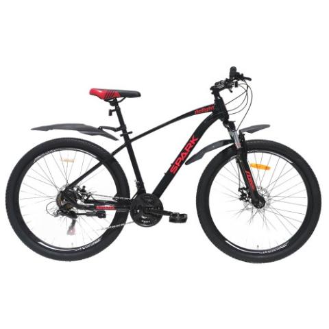 Велосипед SPARK DELIGHT (колеса - 27,5", алюмінієва рама - 17") чорний з червоним