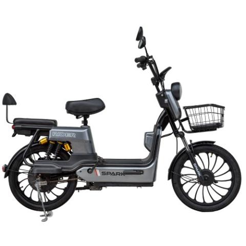 Велосипед з електромотором SPARK RIDER 14" 48V/500W/20Ah Сірий