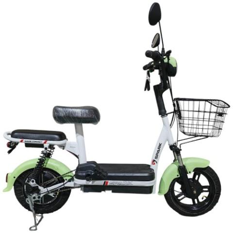 Велосипед з електромотором SPARK COMPACT 14" 48V/400W/12Ah Зелений Велосипед з електромотором SPARK COMPACT 14" 48V/400W/12Ah Зелений