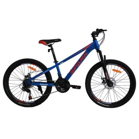 Велосипед SPARK RIDE (колеса - 24", сталева рама - 12") синій Велосипед SPARK RIDE (колеса - 24", сталева рама - 12") синій