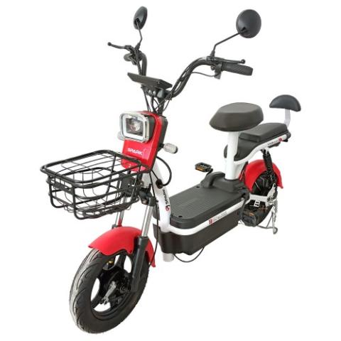 Велосипед з електродвигуном  SPARK CITY 14" 48V/500W/20Ah Червоний