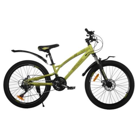 Велосипед SPARK SURF (колеса - 24", сталева рама - 11") салатовий Велосипед SPARK SURF (колеса - 24", сталева рама - 11") салатовий