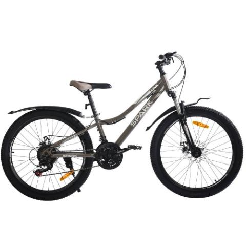 Велосипед SPARK LINK (колеса - 24", сталева рама - 11") сірий Велосипед SPARK LINK (колеса - 24", сталева рама - 11") сірий