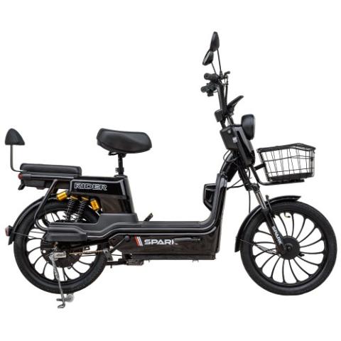 Велосипед з електромотором SPARK RIDER 14" 48V/500W/20Ah Чорний Велосипед з електромотором SPARK RIDER 14" 48V/500W/20Ah Чорний