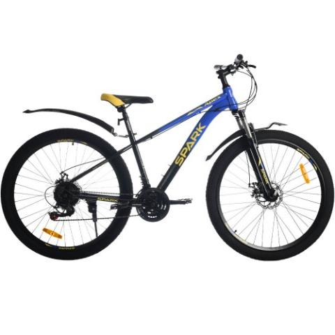 Велосипед SPARK APEX (колеса – 27,5", сталева рама – 15") синій з чорним Велосипед SPARK APEX (колеса – 27,5", сталева рама – 15") синій з чорним