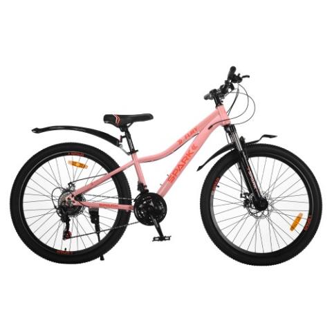 Велосипед SPARK FURY (колеса - 26", сталева рама - 13") персиковий Велосипед SPARK FURY (колеса - 26", сталева рама - 13") персиковий