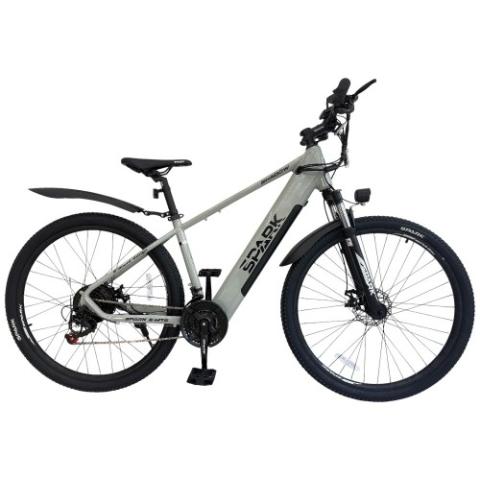 Велосипед з електромотором SPARK E-MTB SHADOW 17" 48V/500W/12,8Ah сірий Велосипед з електромотором SPARK E-MTB SHADOW 17" 48V/500W/12,8Ah сірий