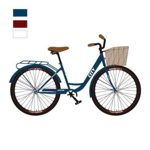 Велосипед SPARK CITY MOVA (колеса - 28", стальна рама - 18) темно-синій