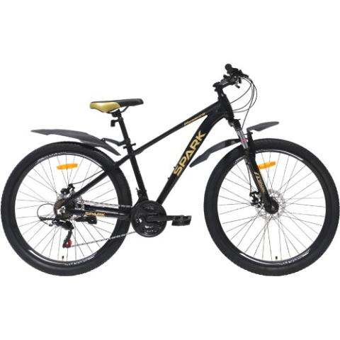 Велосипед SPARK PLEASURE (колеса - 27,5", алюмінієва рама - 15") чорний з жовтим