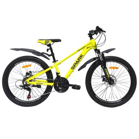Велосипед SPARK PLEASURE (колеса - 24", алюмінієва рама - 11") жовтий