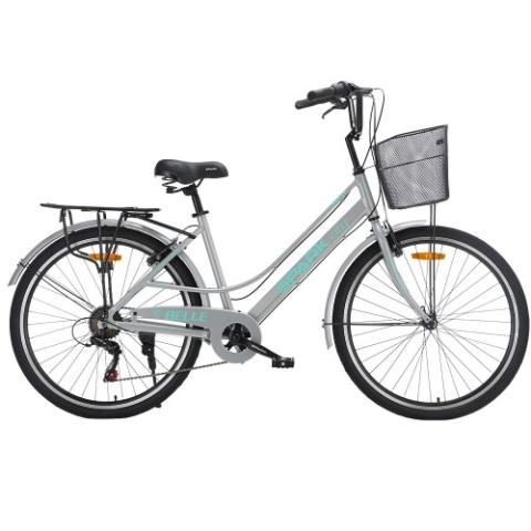 Велосипед SPARK CITY BELLE (колеса - 26", алюмінієва рама - 17") сірий Велосипед SPARK CITY BELLE (колеса - 26", алюмінієва рама - 17") сірий