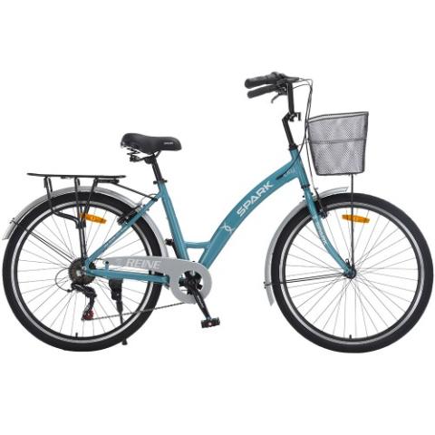 Велосипед SPARK CITY REINE (колеса - 26", алюмінієва рама - 17") блакитний Велосипед SPARK CITY REINE (колеса - 26", алюмінієва рама - 17") блакитний